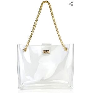 Large clear tote